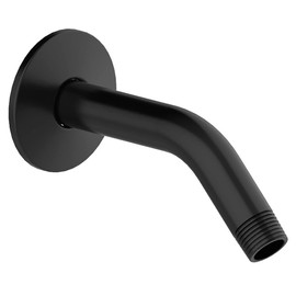 Design House 841486 Parts & Accessories Shower Arm with Escutcheon, Matte Black