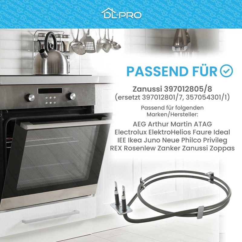 DL-pro Heating Element Hot Air Heater 2000 W 230 V