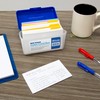 BAZIC PRODUCTS Index Card Box 3"x5", Plastic Storage Case Holds