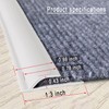 Carpet to Tile Transition Strip, Flexible Carpet Edging from Carpet
