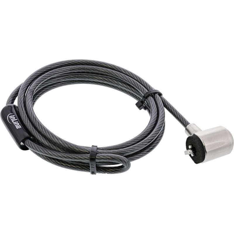 InLine 55715 Notebook Security Lock with Keys (4.4 mm x