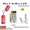Simpson Strong-Tie Drywall Anchors Heavy Duty Self Drilling Hollow Wall