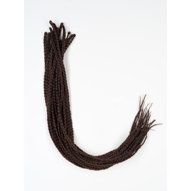 DreadLab - Box Braids Pre-Looped Senegalese Twists Single Ended (24"/ 60cm) (#4 Dark Brown)