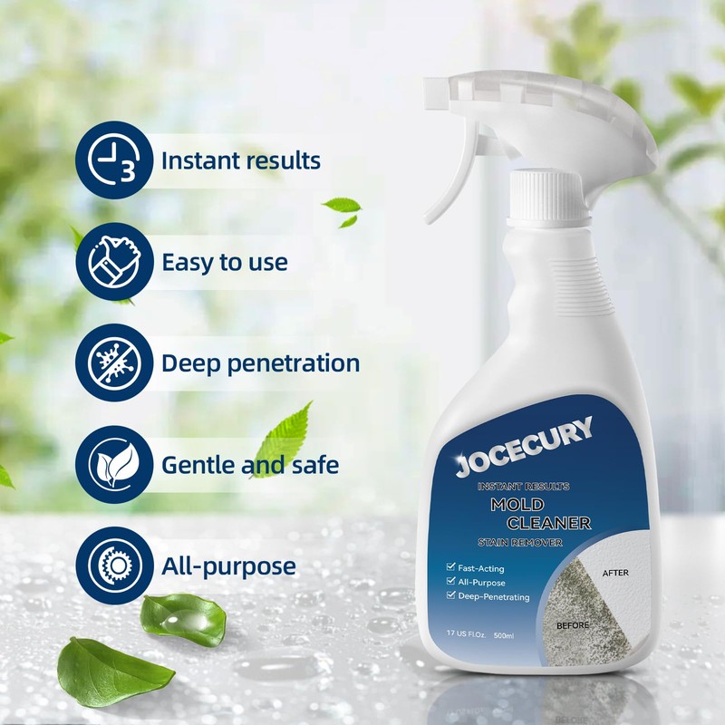 Jocecury 500ML Foaming Stain Remover Spray, Multi-Purpose Foam Cleaner for