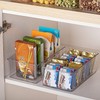 Vtopmart 8 Pack Food Storage Organizer Bins, Clear Plastic Bins