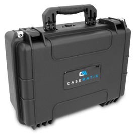 CASEMATIX Graded Card Case Compatible with 130 PSA Graded Sports Trading Cards, Waterproof Graded Slab Trading Card Box with 12 Precision Cut Graded Card Storage Box Dividers To Separate Cards