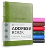 Leather Desk Address Book by Gallery Leather - Acadia Lime