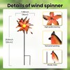 XMSW Handicrafts Wind Spinner 7.5 Inch Garden Set of 2
