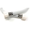 Water Supply Line, 20 inch White Braided Nylon and Reinforced