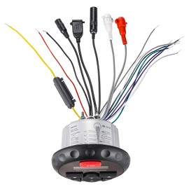 velex Waterproof Bluetooth Marine Digital Media Stereo Receiver with MP3 Player, AM FM Radio and USB for Streaming Music on Boats, Golf Carts, ATV, UTV and Spa Hot Tubs