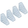 YIDU69Q 4 Pcs 90 Degree Gusseted Fitting for 1-5/8" Strut