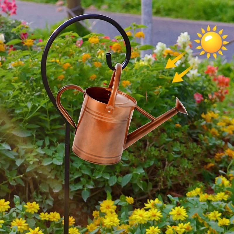 SunnyTong Metal Watering Can for Outdoor and Indoor Plants, Watering