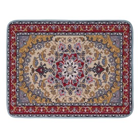 Dish Drying Mat for Kitchen Counter, Boho Retro Dish Drying Pad, Microfiber Super Absorbent Dishes Drainer Mats for Kitchen Countertops 16 x 18 inch