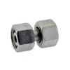Straight cutting ring connector with sealing cone and O-ring, 12