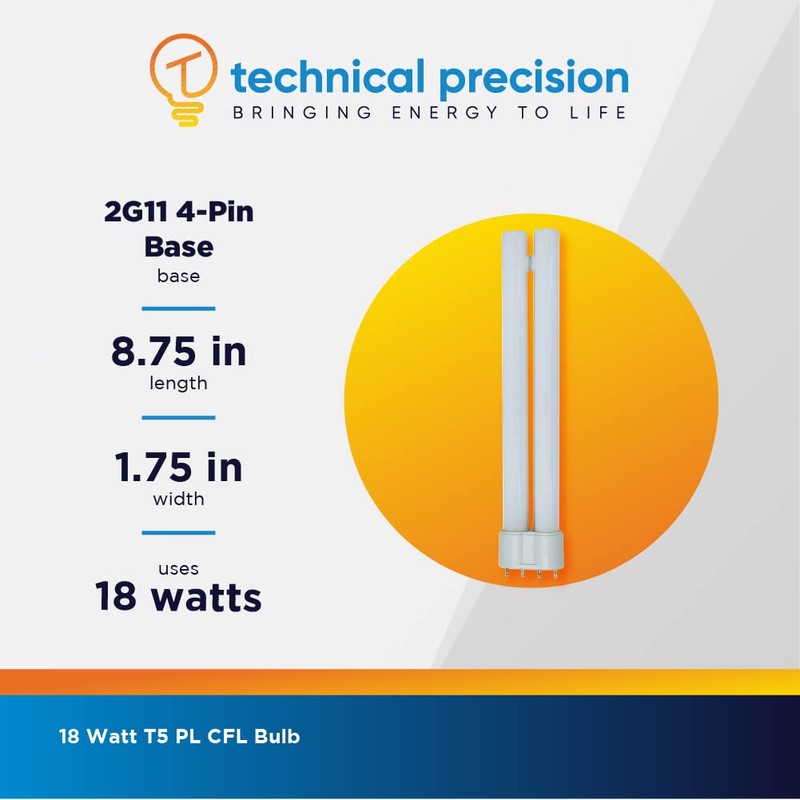 Technical Precision Replacement for OTTLITE Nature's Sunlite PL 18 WATT