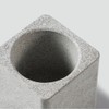 JAJU [JAJU] Diatomaceous Earth Square Multi-purpose Holder Gray