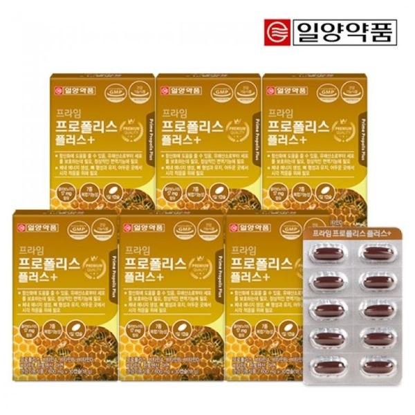 Ilyang Pharmaceutical [Half Club/Ilyang Pharmaceutical] Prime Propolis Plus 30 capsules 6 boxes (6 months supply), single item/single item