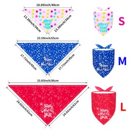 JpGdn - Pañuelos para perros de raza grande, talla XL, color multicolor, pañuelo, triángulo, bufandas, para niños y niñas, disfraz de aseo