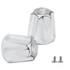Biaungdo Black Shower Knob Replacement Set of 2, Bathtub Faucet