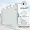 Tentproinc RV Awning Side Sun Shade 9'X7' (Gray) Mesh Screen