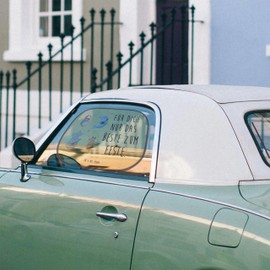 Mr. & Mrs. Panda Car Sun Shade Big Band - Gift, Music, Funny Sayings, Sun Visor, Sun Protection Children, Sun Protection, Baby