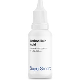 Supersmart - Orthosilicic Acid (Advanced Formula) - Silicon Supplement - with MSM, Choline, Carnitine, Boron, Minerals | Non-GMO & Gluten Free - 30 ml