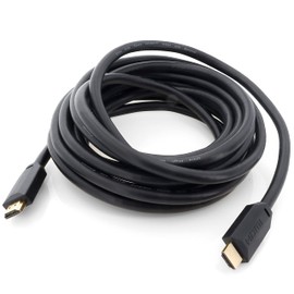 1aTTack.de 1 x 5.0 m 10K Premium Ultra High Speed HDMI Cable with Ethernet up to 48 Gbit/s for High End Applications - Tested according to HDMI 2.1 Test Specification - Black - Pack of 1