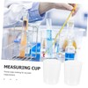 FELTECHELECTR 30Pcs Clear Measuring Cups Graduated Measuring Beakers for Laboratory