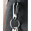 tikey Stainless Steel Key chain,Key Clips for car,Anti-Lost Quick Release
