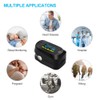 Fingertip Pulse Oximeter Oximetry Blood Oxygen Saturation Monitor with batteries