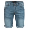 Rock Creek Men's Stretch Jeans Shorts H-374, blue