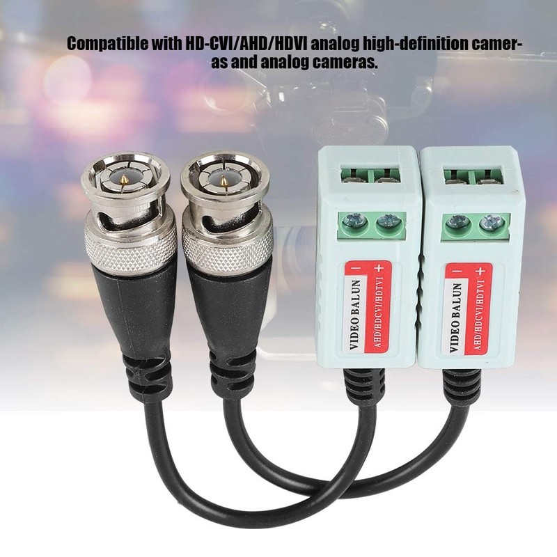 HD Video Balun CCTV BNC Video Balun Transceiver Cable for