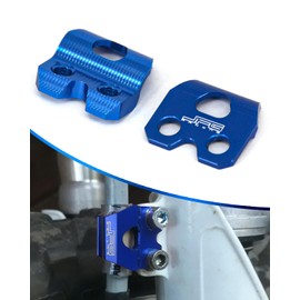 JFG RACING Dirt Bike Brake Line Clamp, CNC Aluminum Brake Hose Snap for YZ65/YZ85/YZ125/YZ125X/YZ250/YZ250X/YZ250F/YZ250FX/YZ450F/YZ450FX Motorcycle, Blue