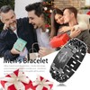 Hipunk Men Stainless Steel Viking Link Bracelet - Norse Mythology