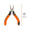 TRUPER PM-PU4 Long Nose Pliers, Comfort Grip 4 3/4" (12cm)