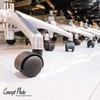 Outwater's Office Chair Caster Wheels (Set of 5 Nylon Twin