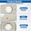 3-Inch Vent Termination Kit, Compatible with Rheem Condensing Indoor Gas