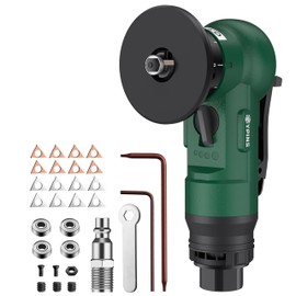 EYPINS Mini Air Chamfer Tool, 30000RPM 4 Speeds Pneumatic Chamfering Tool for Metal Wood Steel Plastic, 45 Degree Air Deburring Develing Machine with 1/4'' Air Inlet, Green