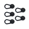 5-Pack Non-Flex Sturdy Plastic Button Pant Extender - Extra 1"