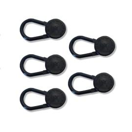 5-Pack Non-Flex Sturdy Plastic Button Pant Extender - Extra 1" Instant Waistband Length - Ideal for All Suffering from Joint Inflammation Pain and Arthritis