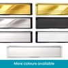 Keypak 12 inch (30.6cm) Door Letterbox - Fits 20-40mm Doors,