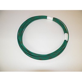 18 Ga Awg Green/Brown Striped Automotive Truck Motorcycle General Purpose GXL Wire .94 O.D. 25' Superior Abrasion Resistance, High Heat, Resist grease,Oil, Gasoline,Acids