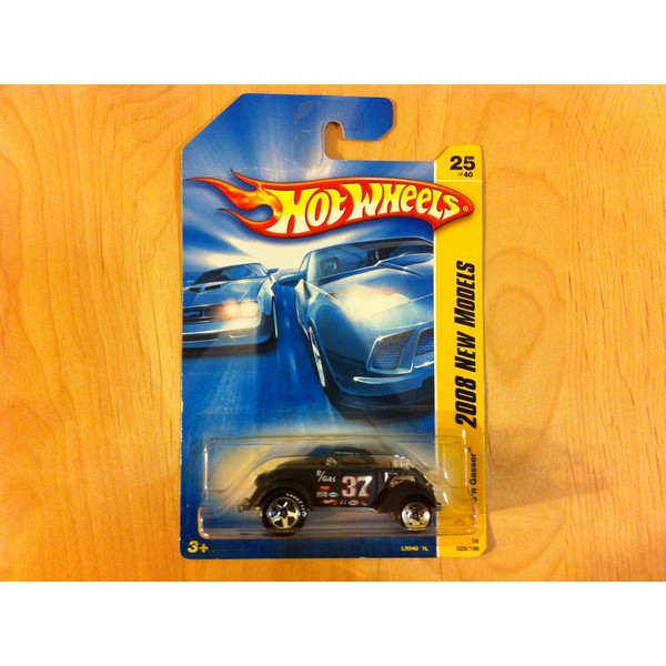 Hot Wheels 2008 025 New Models Black Pass'n Gasser #