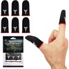 6 Pack Mobile Phone Gaming Finger Sleeves, Finger Sleeves Compatible