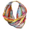 J26 Colour Gradient Stripes Silk Summer Loop Gradient Stripes Rainbow