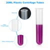 PATIKIL 20ML Plastic Centrifuge Tubes, 40 Pcs Round Bottom Centrifuge