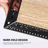 2024 New Multi-Angle Measuring Ruler, Carpenter Square, 12" Combination Framing