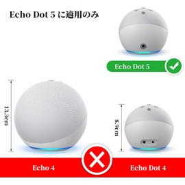 SPORTLINK Dot 5 Wall Mount Home Mini Smart Mount Dot 5th Generation Holder Dot 5 Cord Storage Stand Cover Speaker Stand Mount Protective Holder (Houit)