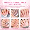 SAVILAND Acrylic Powder Nails 150 g Pink Acrylic Powder for