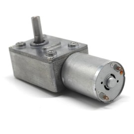 LVLOZ 6 Volt Worm Gear Motor JGY370 Curtain Rotating Gearbox Speed Control Dc 12v Hobby Motor Worm Gear Motor 12V 20 RPM